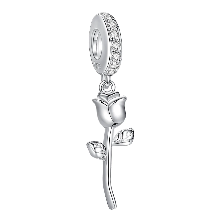 925 Sterling Silver Custom White&Rose Gold Charms Flower Charm Bead CZ Pendant for DIY Women Bracelet Making
925 Sterling Silver Custom White&Rose Gold Charms Flower Charm Bead CZ Pendant for DIY Women Bracelet Making