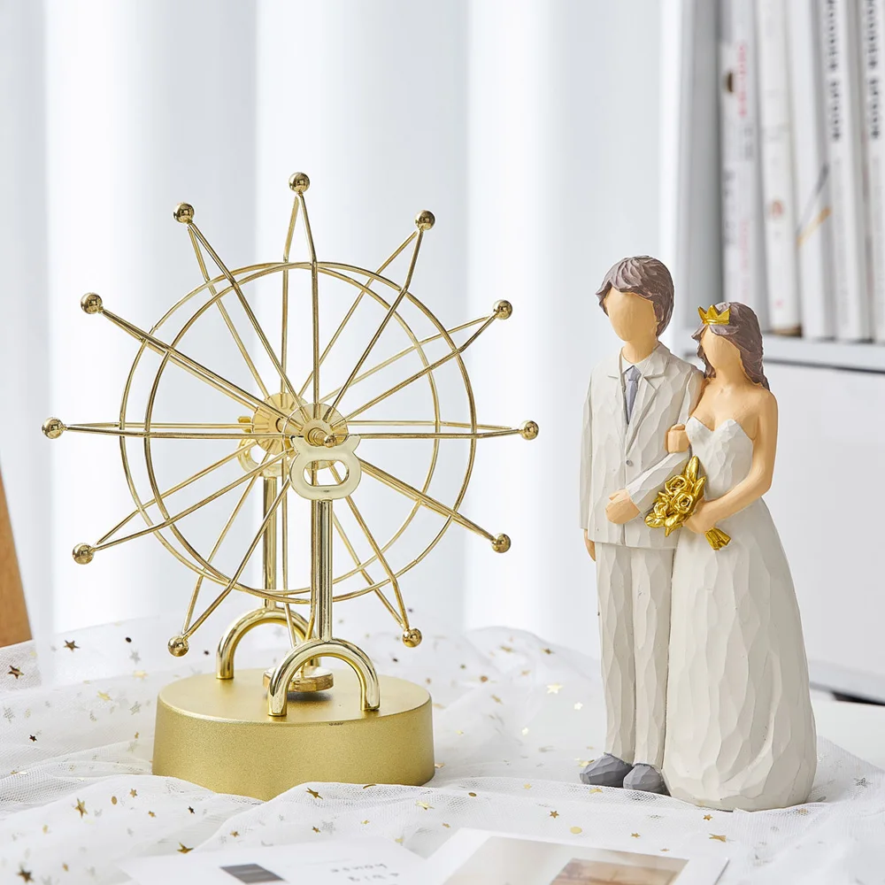 nordic home decor Golden Ferris Wheel home decor modern plastic living room bedroom office home decorative items Creative Gifts
nordic home decor Golden Ferris Wheel home decor modern plastic living room bedroom office home decorative items Creative Gifts