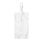 CE FDA Standard Rectangle Melamine Custom Printed Serving Tray With Marble Print Tasteless Heavy Metal Free Matt Finished