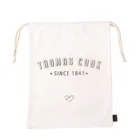 Personalized Colorful Canvas Cotton Drawstring Bag With Double String Cotton Fabric Drawstring Bag