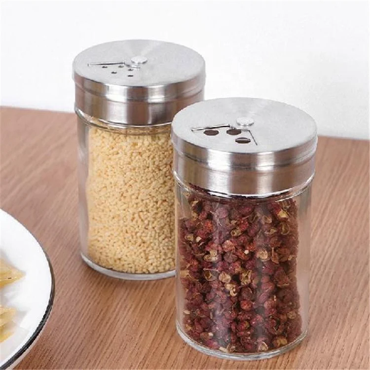 FiBiSonic Kitchenware Rotating Stainless Steel Lid Clear Glass Seasoning Jar Glass Sealing Seasoning Jar
FiBiSonic Kitchenware Rotating Stainless Steel Lid Clear Glass Seasoning Jar Glass Sealing Seasoning Jar