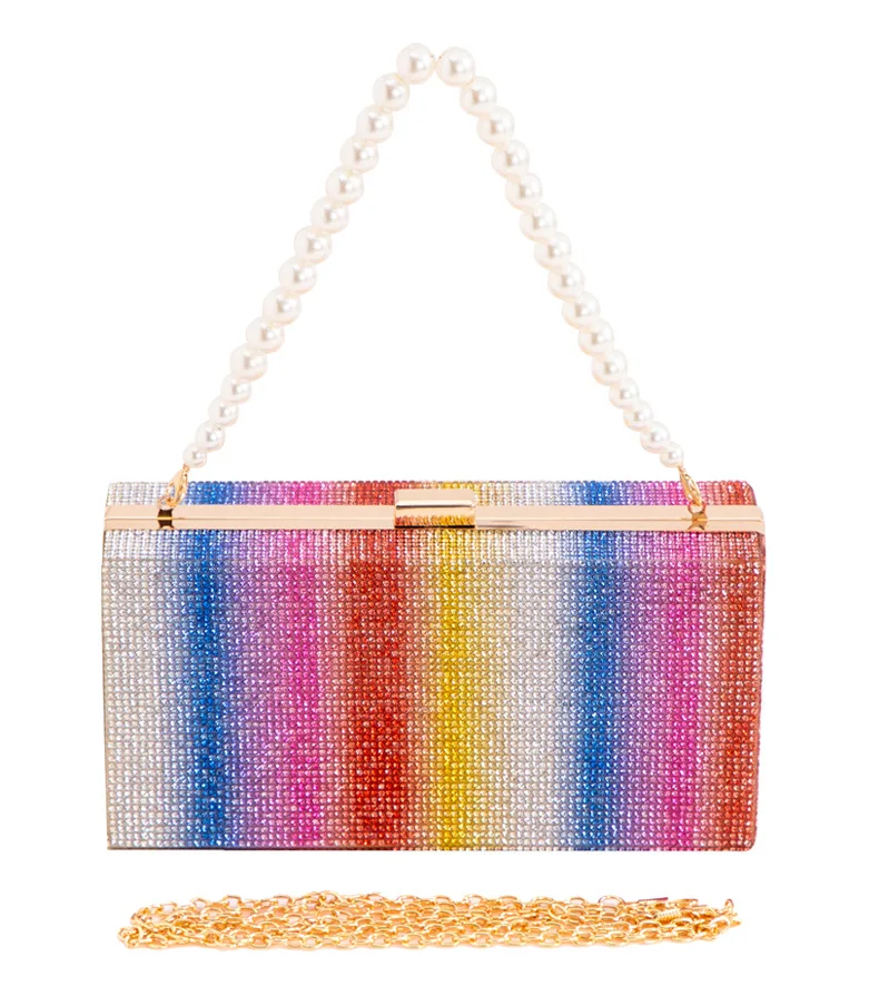 Ladies Evening Clutch Handbags Rhinestone Money Bags Purse Crystal Diamond Sparkly Bling Money Purse For Women, Silver / red
Ladies Evening Clutch Handbags Rhinestone Money Bags Purse Crystal Diamond Sparkly Bling Money Purse For Women, Silver / red