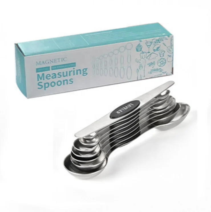 Stainless Steel Measuring Cups and Spoons Set Magnet of 8 Pieces, Colorful/black
Stainless Steel Measuring Cups and Spoons Set Magnet of 8 Pieces, Colorful/black