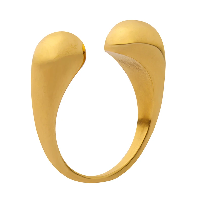 Wholesale stainless steel designer ring personality opening adjustable ring for women
Wholesale stainless steel designer ring personality opening adjustable ring for women
