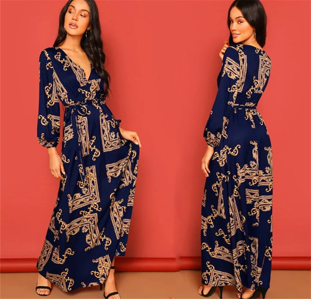 Autumn Winter Fashion Print Maxi Dress Ruffle Skirt Casual Dresses 2021 Luxury Women Fashionable Clothing
Autumn Winter Fashion Print Maxi Dress Ruffle Skirt Casual Dresses 2021 Luxury Women Fashionable Clothing