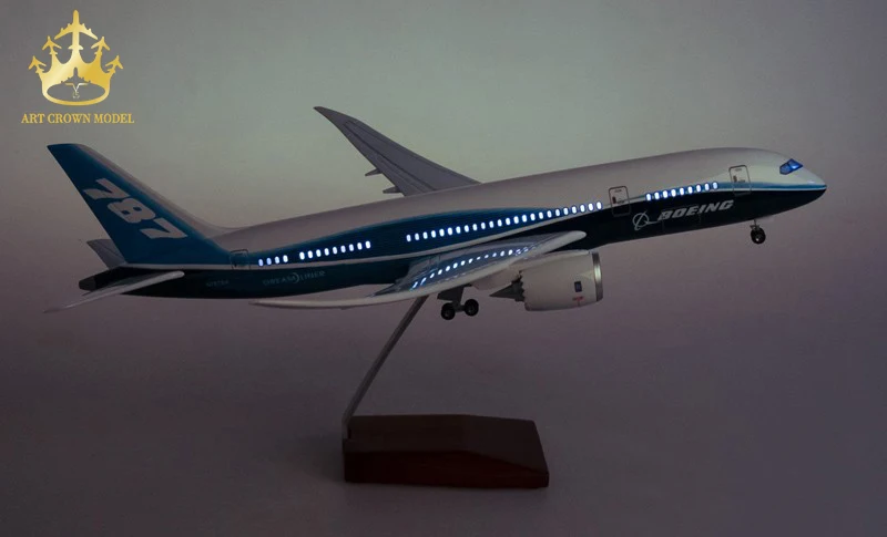 passenger plane model resin boeing 787 prototype