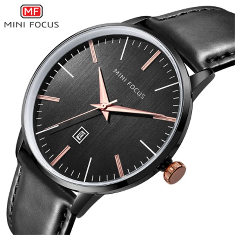 MINI FOCUS Quartz Watches Men Genuine Leather Strap Waterproof Auto Date Dial Business Casual Wristwatch Minimalist reloj hombre
MINI FOCUS Quartz Watches Men Genuine Leather Strap Waterproof Auto Date Dial Business Casual Wristwatch Minimalist reloj hombre