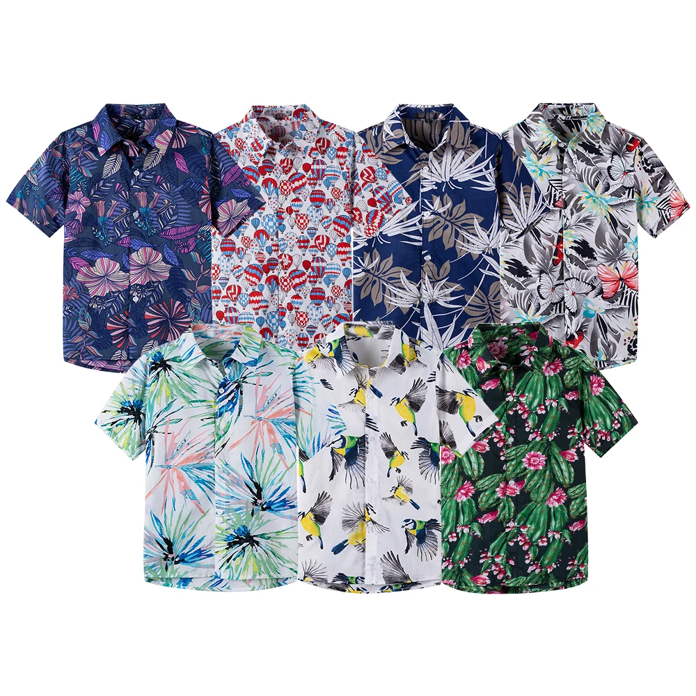 Custom Boys Children Short Sleeve Hawaiian Shirt Summer Printing Button Down Beach Holiday Kids Toddler Shirts
Custom Boys Children Short Sleeve Hawaiian Shirt Summer Printing Button Down Beach Holiday Kids Toddler Shirts