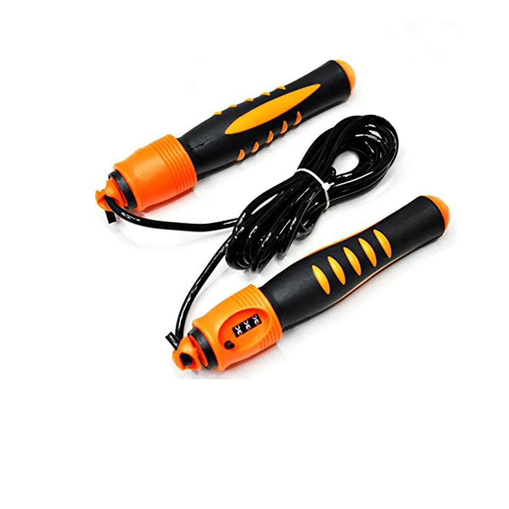 Adjustable Fitness Skipping Chinese Wholesale PVC Jump Rope with Counter, Orange + black
Adjustable Fitness Skipping Chinese Wholesale PVC Jump Rope with Counter, Orange + black