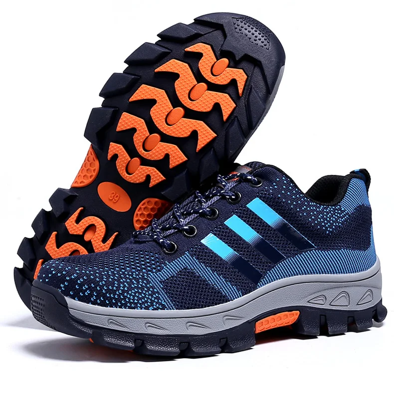 Safety Shoes for Men Women Outdoor Sport Walking Ankle Protective Footwear Steel Toe Work Shoes Non-slip, Black,red,blue
Safety Shoes for Men Women Outdoor Sport Walking Ankle Protective Footwear Steel Toe Work Shoes Non-slip, Black,red,blue
