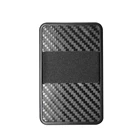 Direct factory good price Customization slim RFID carbon fiber credit card wallet
