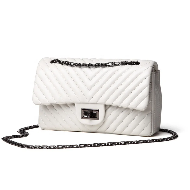 Fashion Waterproof PU Handbags Luxury Messenger Bag With A Chain Strap For Ladies On Travel And Go Shopping White&Black, Customize color
Fashion Waterproof PU Handbags Luxury Messenger Bag With A Chain Strap For Ladies On Travel And Go Shopping White&Black, Customize color