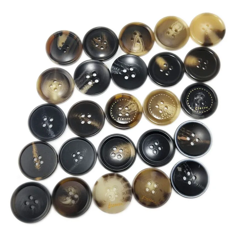 Eco-friendly 4 hole flat back jacket custom engraved logo brown men horn plastic resin button for clothing/clothes, As picture/custom color
Eco-friendly 4 hole flat back jacket custom engraved logo brown men horn plastic resin button for clothing/clothes, As picture/custom color