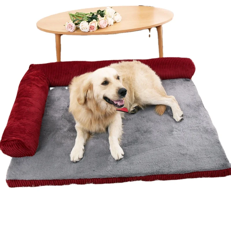 Dog Cat Bed Orthopedic Chaise Lounge Full-Support pet Sofa Plush Calming Pet sofa bed, Picture
Dog Cat Bed Orthopedic Chaise Lounge Full-Support pet Sofa Plush Calming Pet sofa bed, Picture