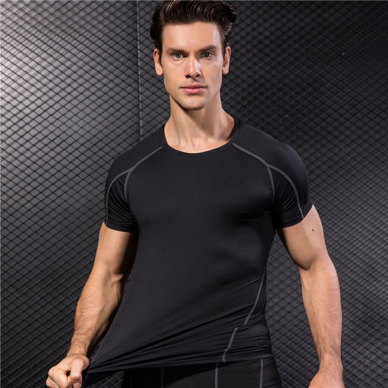 S-XXL Men Short Sleeve Compression Shirt Base Layer Undershirts Active Athletic Dry-Fit Top
S-XXL Men Short Sleeve Compression Shirt Base Layer Undershirts Active Athletic Dry-Fit Top