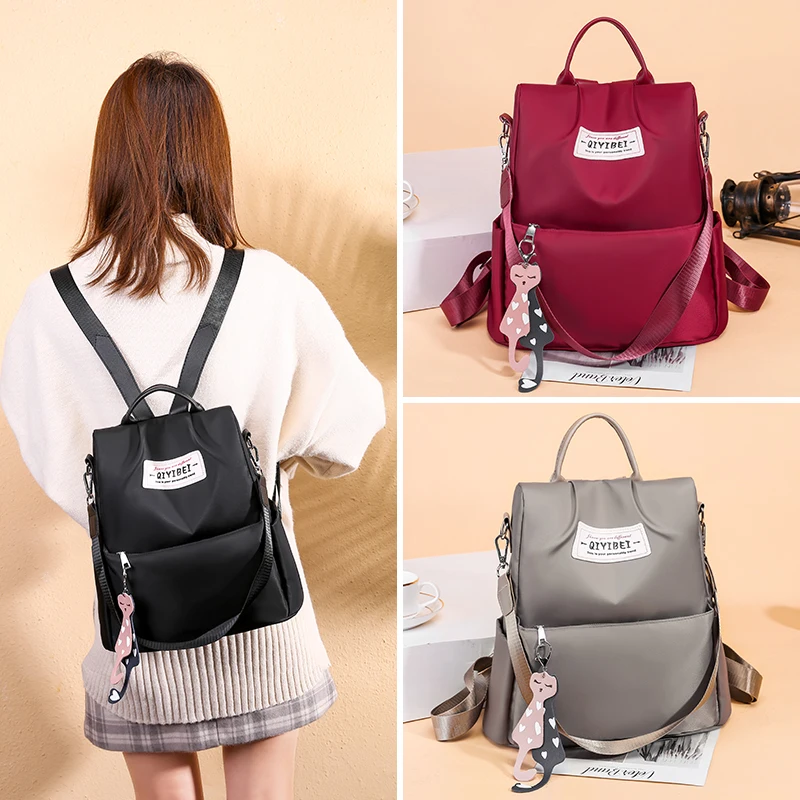 Backpack women new fashion Oxford cloth bag multifunctional large capacity anti-theft female bag, Black or customized
Backpack women new fashion Oxford cloth bag multifunctional large capacity anti-theft female bag, Black or customized