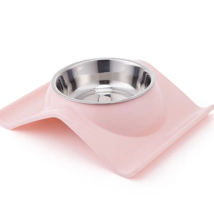 High quality durable food grade Stainless steel feeding bowl pet dog cat bowl feeder with plastic base, As picture
High quality durable food grade Stainless steel feeding bowl pet dog cat bowl feeder with plastic base, As picture