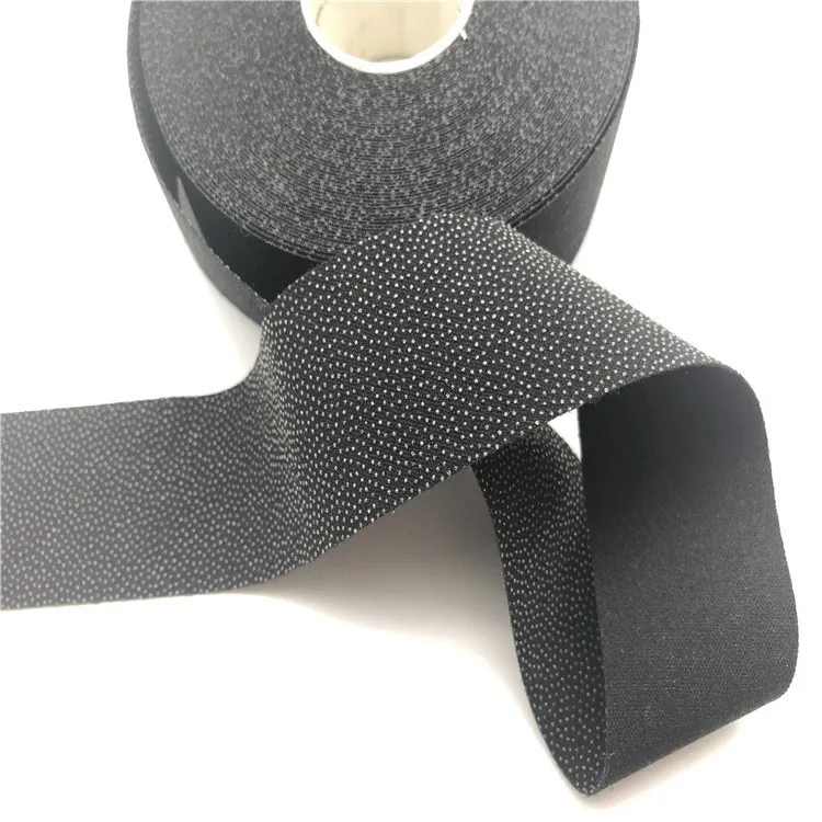Druable double sides PA coating woven fusible elastic waistband interlining tape roll for pants usage