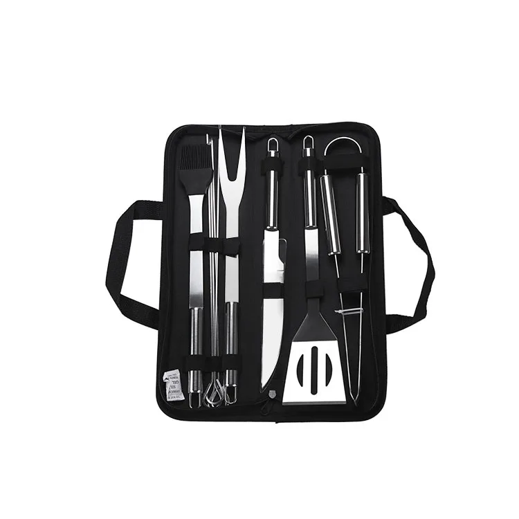 Amazon hot sale Heat Resistance stainless steel Easily Cleaned outdoor BBQ Portable bbq Tools Barbeque 9pcs Sets
Amazon hot sale Heat Resistance stainless steel Easily Cleaned outdoor BBQ Portable bbq Tools Barbeque 9pcs Sets