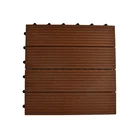 Tiles Decking Wpc Interlocking DIY Deck Tiles 300*300mm Decking Floor Tiles