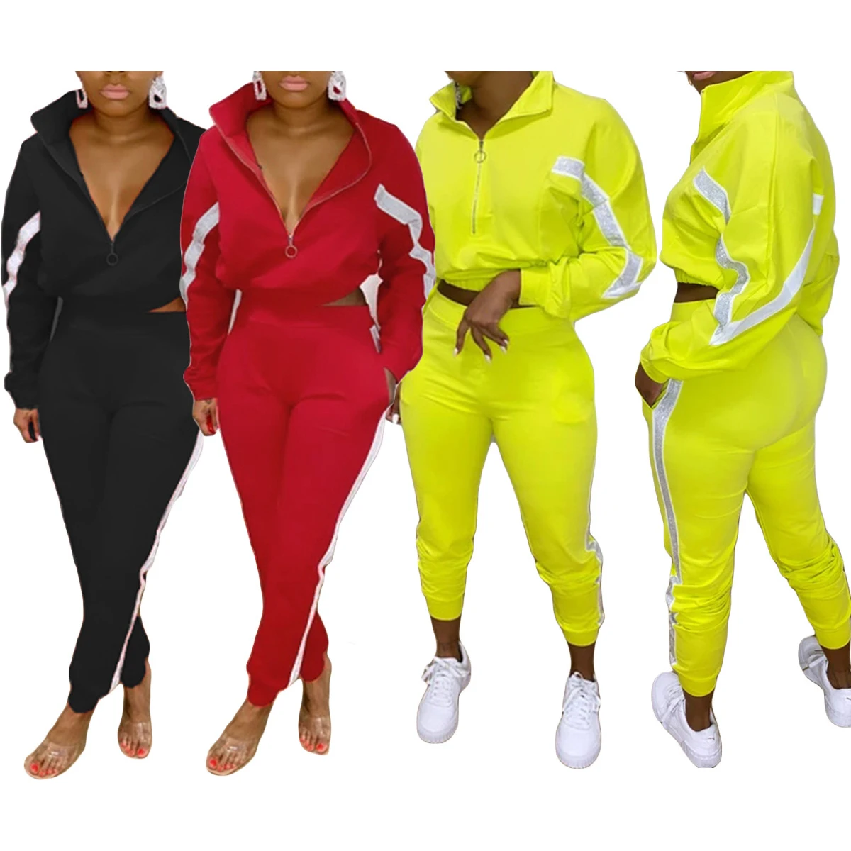 FS1603D women Fall Gym Wear long sleeve tops and pants Two Piece Sets Tracksuit Outfit
FS1603D women Fall Gym Wear long sleeve tops and pants Two Piece Sets Tracksuit Outfit