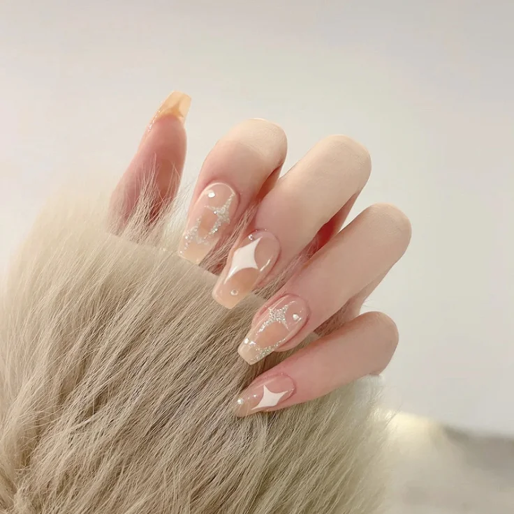 New Design star trendy press on nails ready to ship press on nails reusable false nails
New Design star trendy press on nails ready to ship press on nails reusable false nails