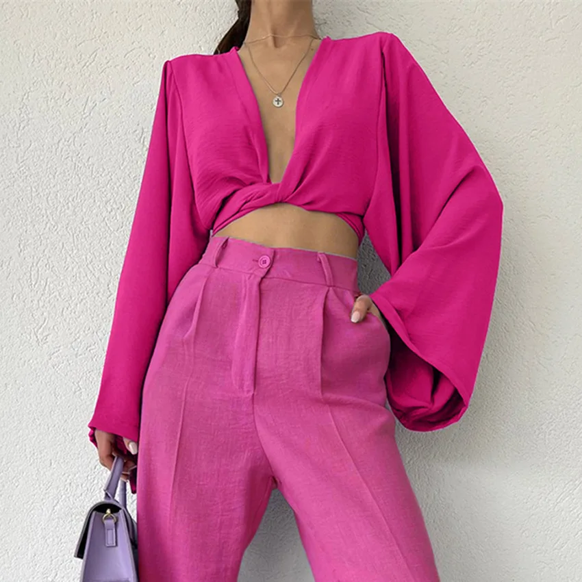 2022 summer new fashion women's French rose red sexy shirt top V-neck drape shirt, Customized color
2022 summer new fashion women's French rose red sexy shirt top V-neck drape shirt, Customized color