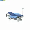 BR-TS23 Hospital 5 Functions ABS handrail steel frame With CPR handle for x-ray American luxurious hydraulic stretcher trolley