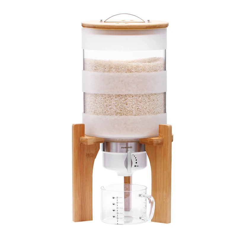 Kitchen Supplies 7L Quantitative Rice Barrel Glass Automatic Rice Storage Container
Kitchen Supplies 7L Quantitative Rice Barrel Glass Automatic Rice Storage Container