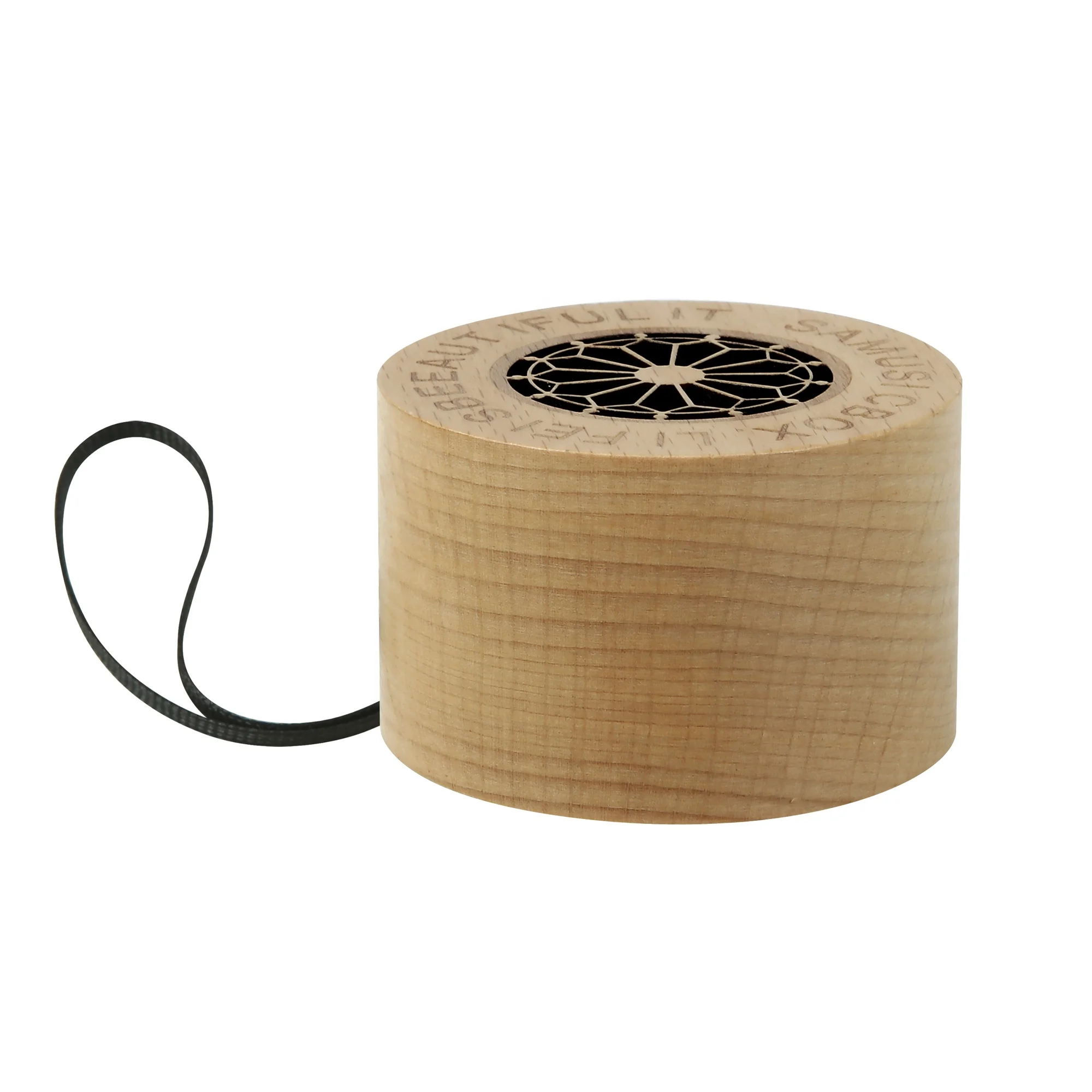 Smart bluetooth portable speaker wooden round loudspeaker with lanyard, Beech original grain
Smart bluetooth portable speaker wooden round loudspeaker with lanyard, Beech original grain