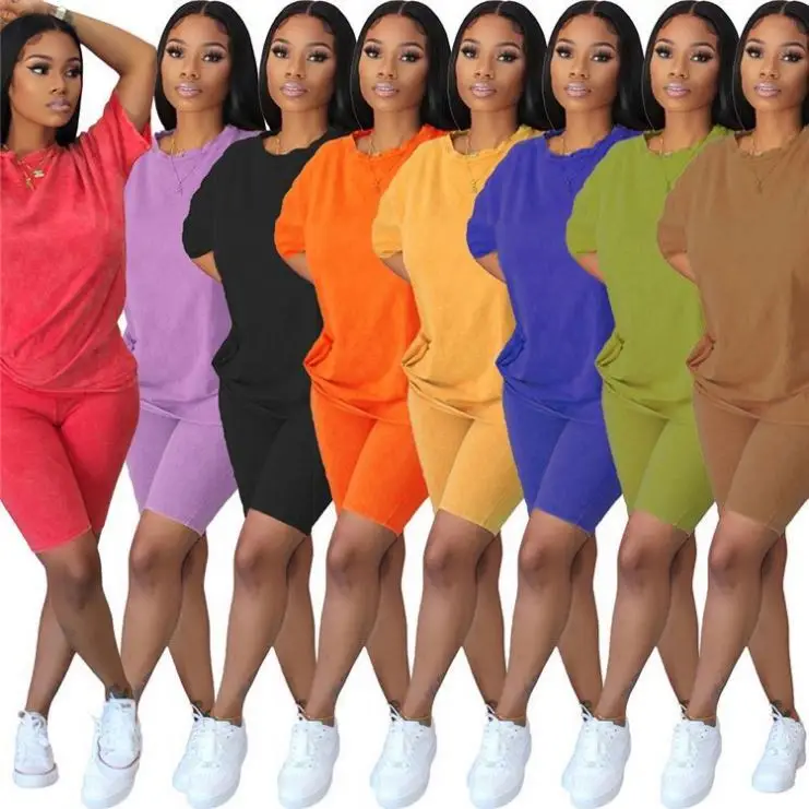 AVRIL High Quality Plain Loose Cotton Short Sleeves Women Sets 2 Piece Shorts Set Women
AVRIL High Quality Plain Loose Cotton Short Sleeves Women Sets 2 Piece Shorts Set Women