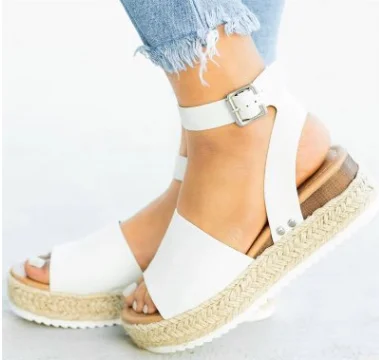 2021 New trade hemp rope wedge heel light bottom fish mouth braided sandals female for women, As picture
2021 New trade hemp rope wedge heel light bottom fish mouth braided sandals female for women, As picture