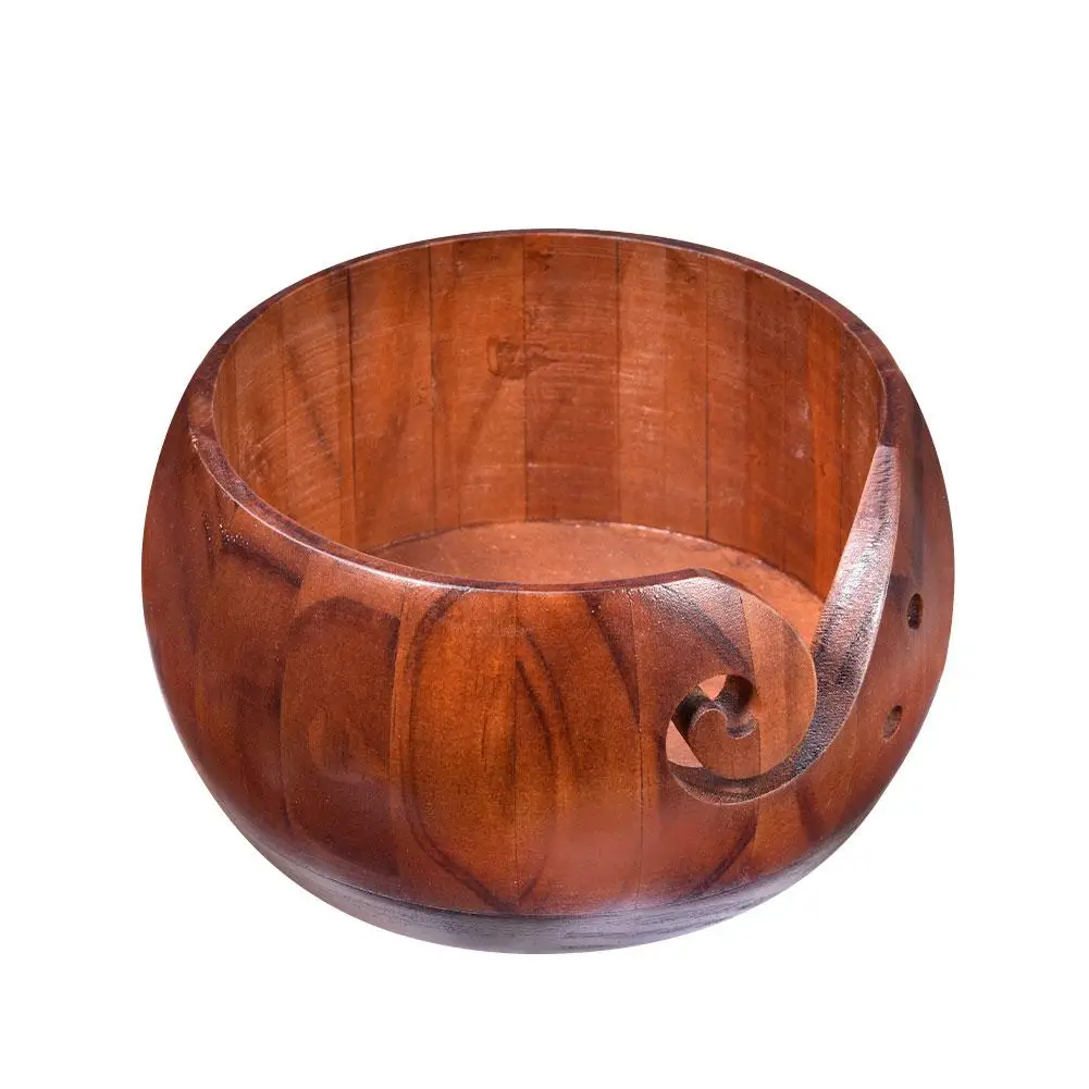Wooden Yarn Bowl Handmade Woven Round Wool Storage Bowl For Knitting Needle Storage Holder And Crochet Sewing Supplies
Wooden Yarn Bowl Handmade Woven Round Wool Storage Bowl For Knitting Needle Storage Holder And Crochet Sewing Supplies
