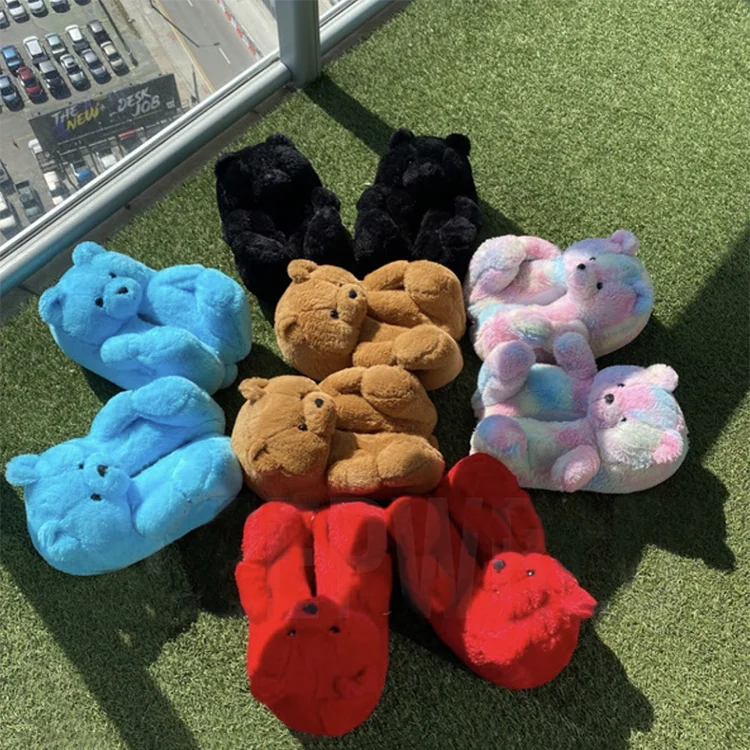 New teddy bear slippers plush toddler teddy bear slippers teddy bear slippers fits all for women girls
New teddy bear slippers plush toddler teddy bear slippers teddy bear slippers fits all for women girls