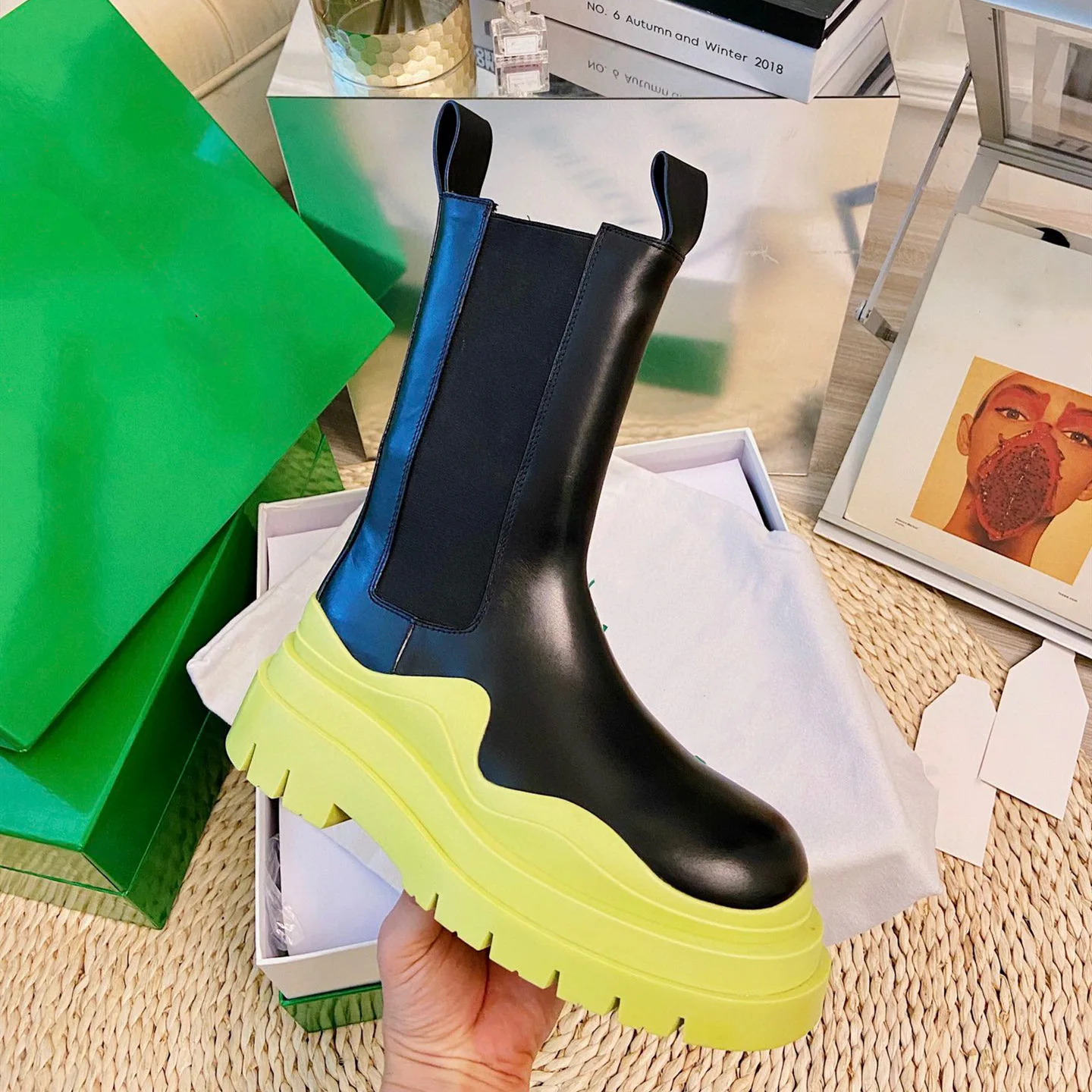 Dropshipping 34-44 Plus Size Quality Leather Autumn WInter Luxury Designer Ankle Platform Boots for Women, Green, pink, blue
Dropshipping 34-44 Plus Size Quality Leather Autumn WInter Luxury Designer Ankle Platform Boots for Women, Green, pink, blue