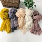 Multicolor joker narrow shawl china fashionable tassel spring scarf