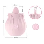 Rose vibrator clitoral sucking vibrator vibrating massage egg sucking toy sex women