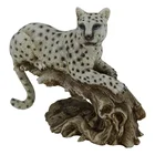 custom design outdoor resin animal figurine leopard statue,decoration sculpture resin craft realistic animal