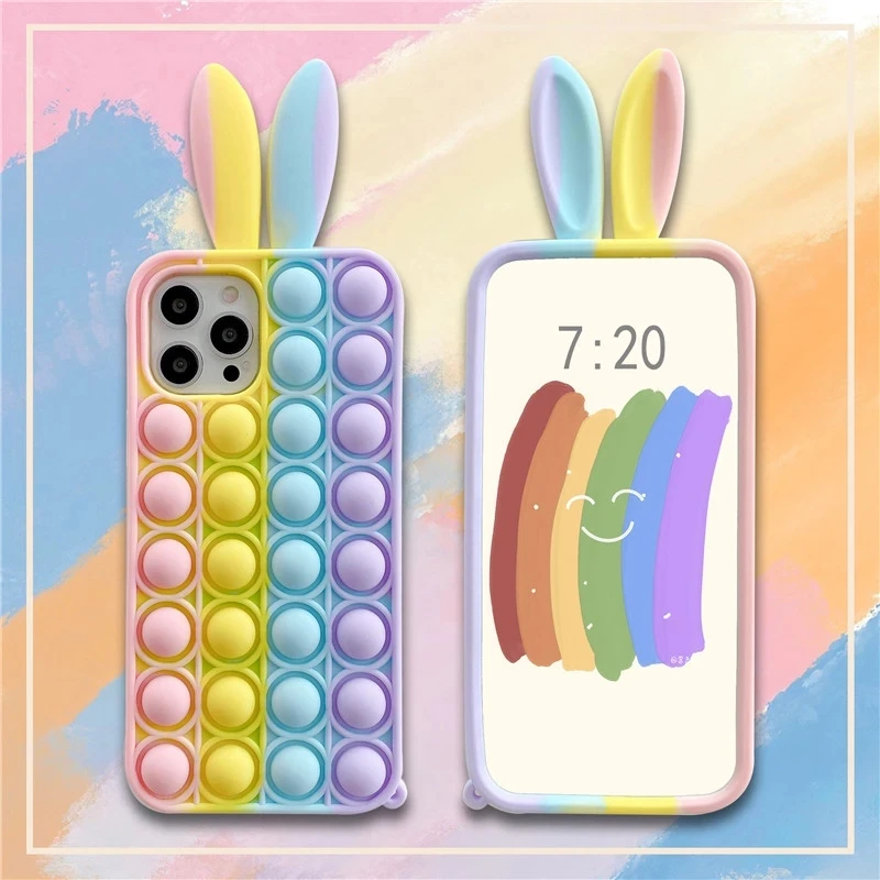 2021 New Wholesale Funny Cell Phone Shell Fidget Toy Push Bubble Mobile Phone Case Cover For phone 12 11 Pro Max Xr Xs, Multi
2021 New Wholesale Funny Cell Phone Shell Fidget Toy Push Bubble Mobile Phone Case Cover For phone 12 11 Pro Max Xr Xs, Multi