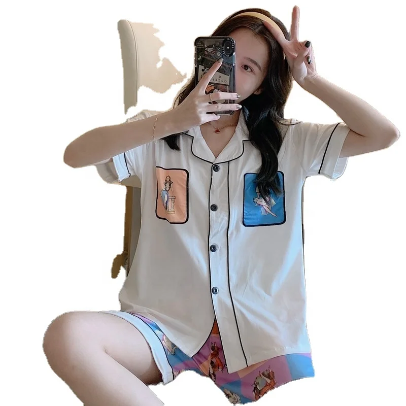 2020 Hot sale ma'am cotton material Design cardigan Printed Princess leisure time Sweet Set printed household clothes, Picture shows
2020 Hot sale ma'am cotton material Design cardigan Printed Princess leisure time Sweet Set printed household clothes, Picture shows