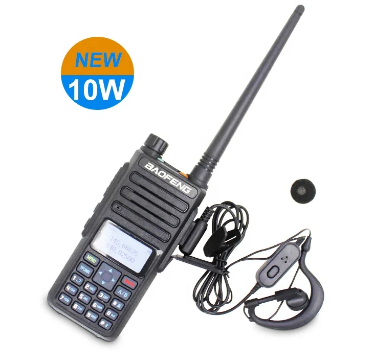 New BAOFENG BF-H6 High Power Output Walkie Talkie Baofeng 10W VHF/UHF Dual Band Two Way Radio BF-H6, Black
New BAOFENG BF-H6 High Power Output Walkie Talkie Baofeng 10W VHF/UHF Dual Band Two Way Radio BF-H6, Black