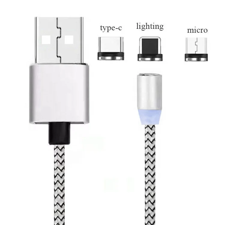 KURIYAMA Quality Good Price Fast Charging Speed Usb Cable With Led Light Type C Magnetic Usb Cable - ANKUX.COM