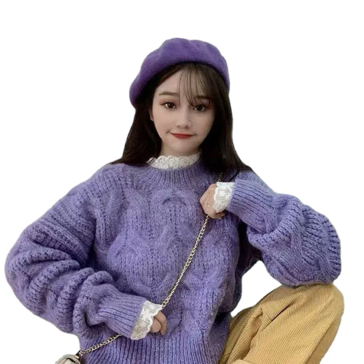 2020 Women Autumn Knitted Sweater Solid Knitted Female Cotton Soft Elastic Color Pullovers Button Full Sleeve Turtleneck
2020 Women Autumn Knitted Sweater Solid Knitted Female Cotton Soft Elastic Color Pullovers Button Full Sleeve Turtleneck