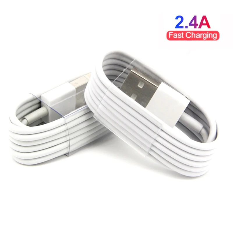 

Lot Wholesale Micro USB 2.4A Fast Charging Sync Data Transfer White ABS Phone Charger Type C Cable USB For Phone Cable 12 11 X, White/customized