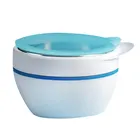 Wide caliber funnel design color salad stainless steel bowl