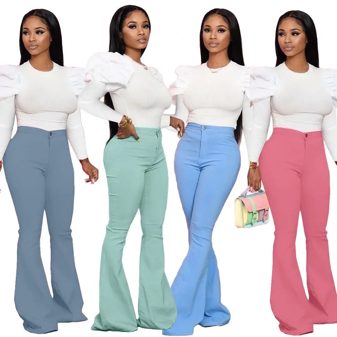 Custom Lady 2 Pcs Long Sleeve Solid Color Flares Office Wear Outfit Plus Size Autumn Women Two Piece Set, Picture
Custom Lady 2 Pcs Long Sleeve Solid Color Flares Office Wear Outfit Plus Size Autumn Women Two Piece Set, Picture