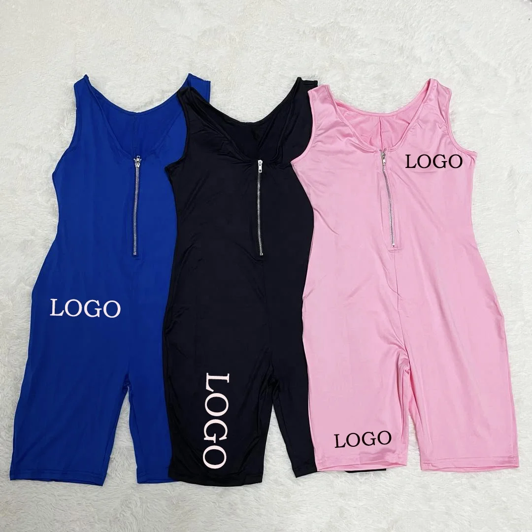 Custom Designer Outfits Xs Fitness Zipper Tank Bike Shorts Jumpsuit And Rompers One Piece Jumpsuits Summer Women Clothing 2021, Picture
Custom Designer Outfits Xs Fitness Zipper Tank Bike Shorts Jumpsuit And Rompers One Piece Jumpsuits Summer Women Clothing 2021, Picture