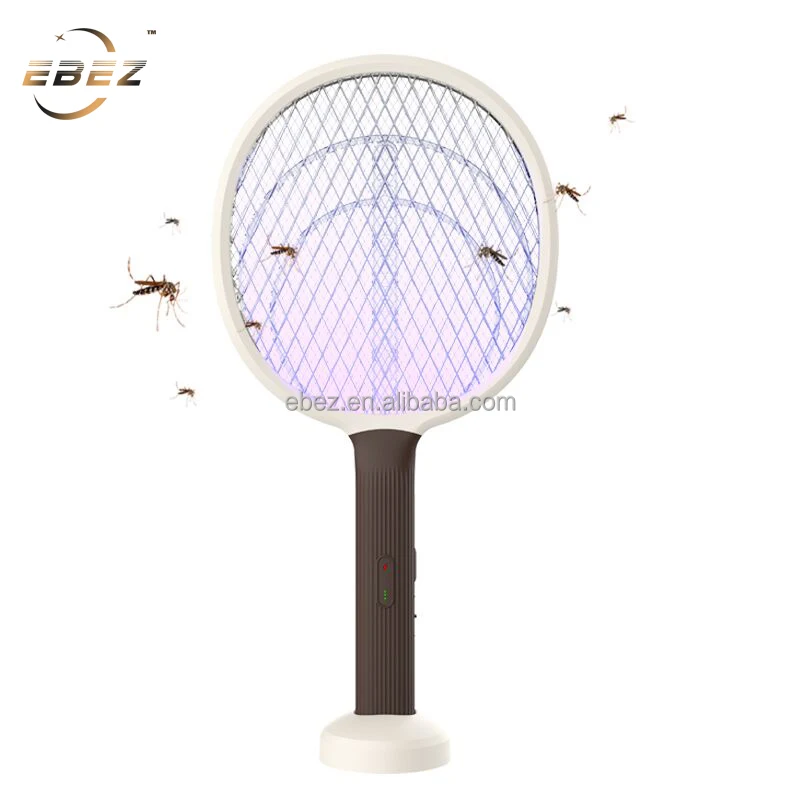 EBEZ New Arrival Wholesale 2 in 1 Rechargeable USB Electric Fly Mosquito Racket Swatter with Battery Indicator
EBEZ New Arrival Wholesale 2 in 1 Rechargeable USB Electric Fly Mosquito Racket Swatter with Battery Indicator