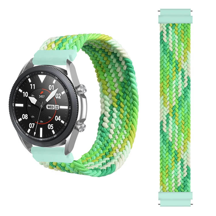 

Elastic Solo Loop Nylon Strap Braided High Quality Nylon Watch Band For Samsung Galaxy HuaWei GT2 Band