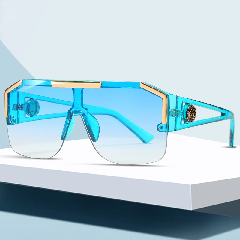 2021 new personality large frame sunglasses Fashion men's and women's Oversized Sunglasses one-piece trend Sunglasses
2021 new personality large frame sunglasses Fashion men's and women's Oversized Sunglasses one-piece trend Sunglasses